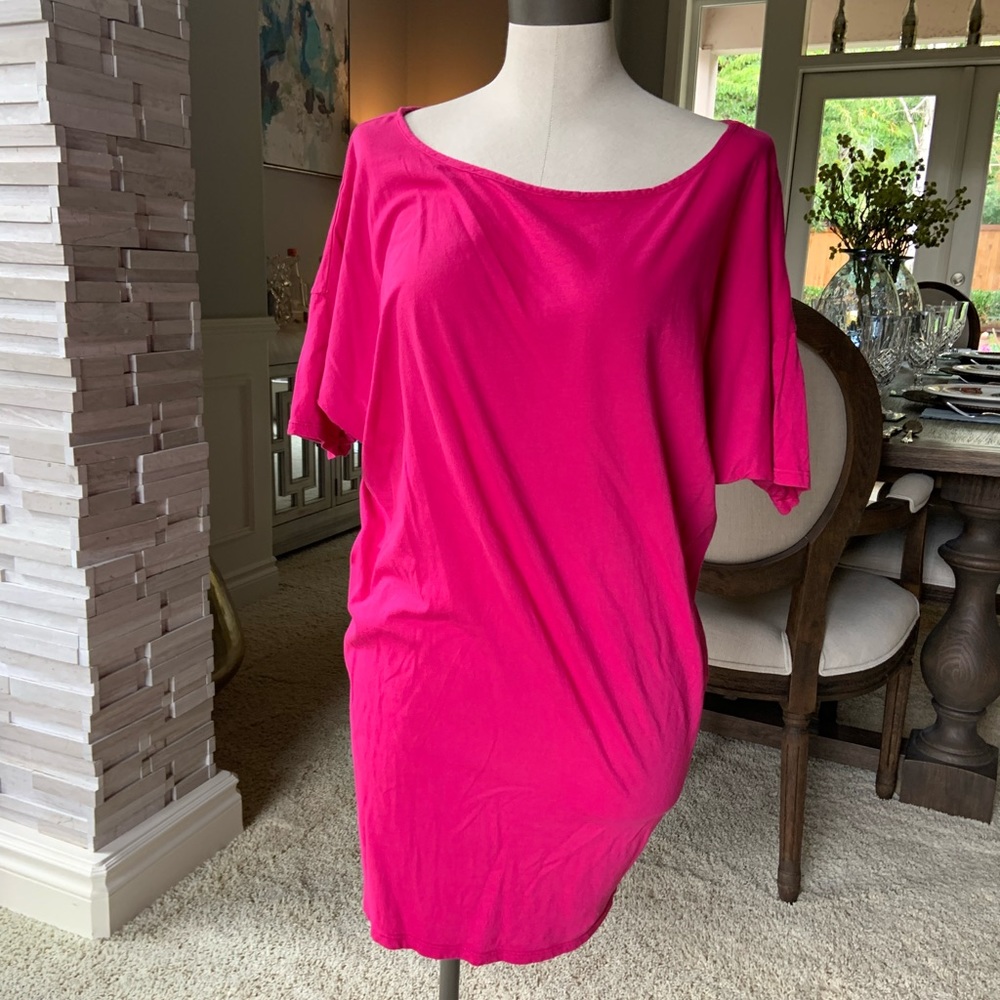 Michael Stars pink t-shirt dress